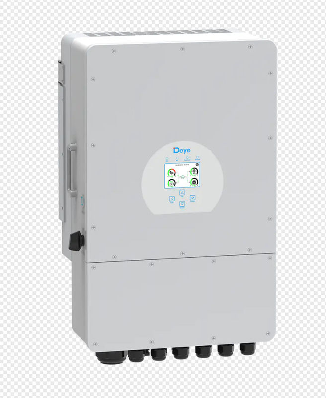 8kw 2 Mppt Solar Inverter IEC Three Phase Hybrid Inverter With Battery Storage