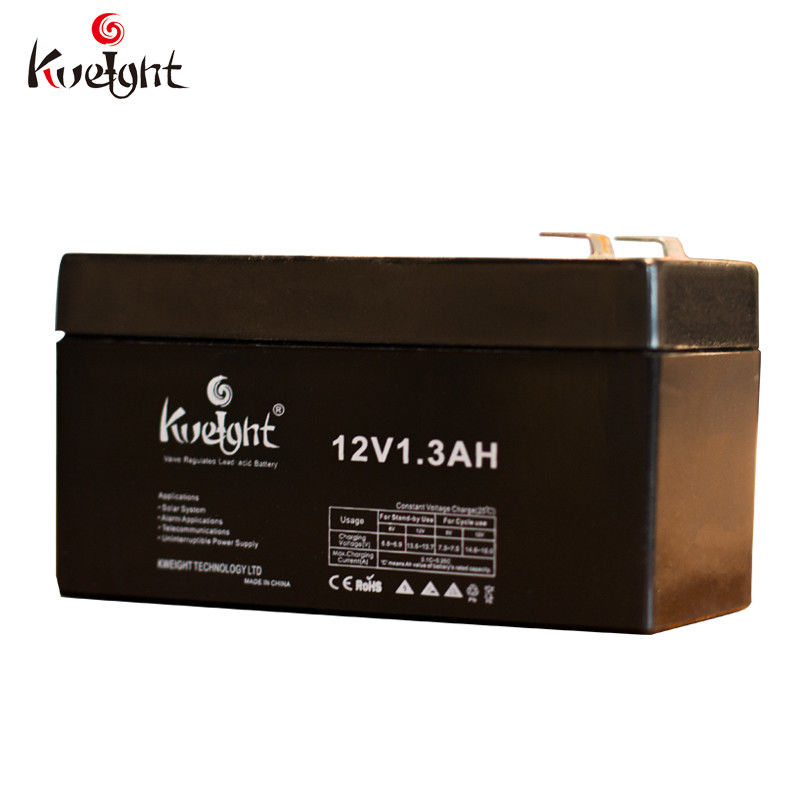 Back Storage Lead Acid Battery 1.2ah 1.3ah AGM Sealed Rechargeable Battery