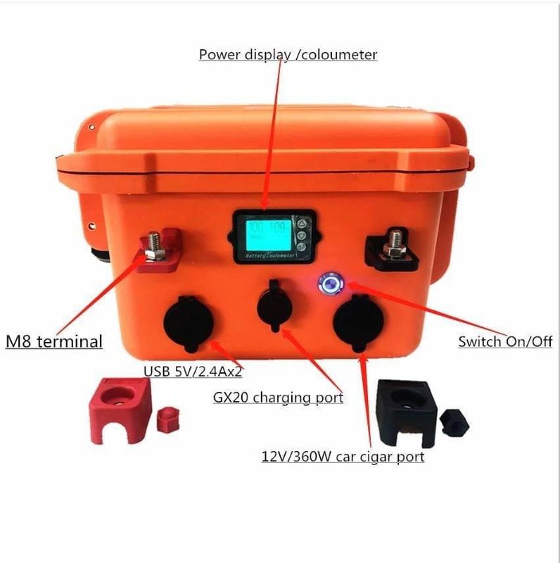 12.8V 110AH Lithium Battery Portable Power Station All-In-One Mobile Power Bank