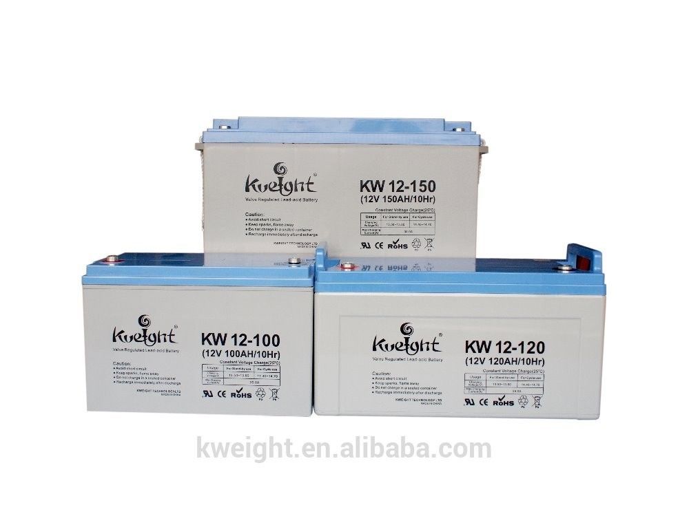 24v Dry Cell 12V 150Ah Deep Cycle Battery Sealed Lead Acid Rechargeable Battery