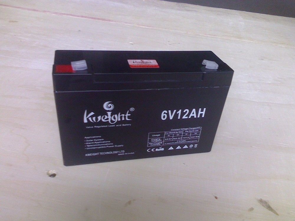 OEM 6V 12Ah Deep Cycle Gel Battery UPS Lead Acid Rechargeable Battery