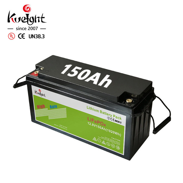 Solar 12.8V 150Ah Rv Backup Battery LiFePO4 Lead Acid Replacement Battery