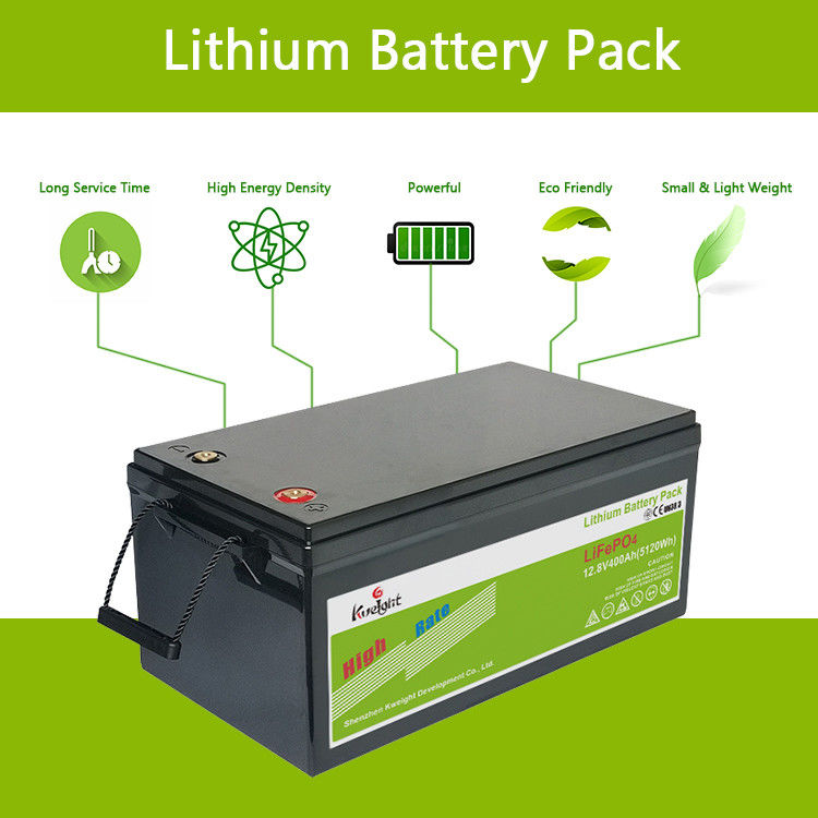 12.8v 400ah Lifepo4 Battery Lithium Ion Battery Pack Solar System Travel Caravan Battery