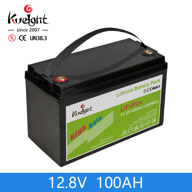 CE FCC MSDS UN38.3 12.8v 100ah Lifepo4 Battery For UPS System