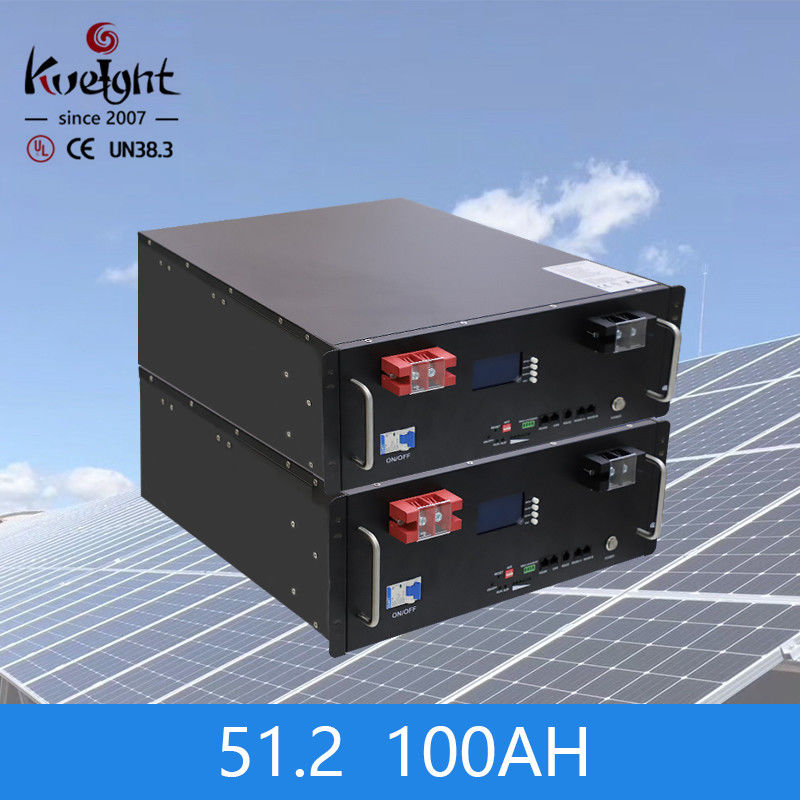6000 Times Cycle Life Solar Storage with Short Circuit Protection Function 45kg Weight