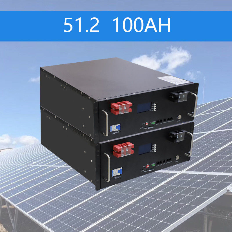 51.2V 100A Lithium Battery Module with -20℃~45℃ Storage Temperature