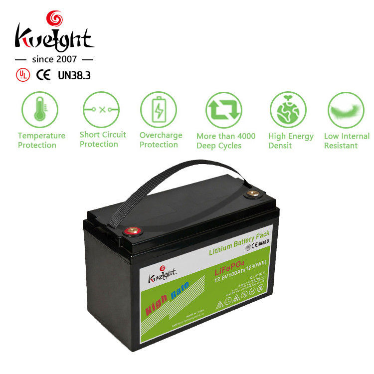 Voltage 12V 24V LiFePO4 Battery with 3 Dimensions Customized