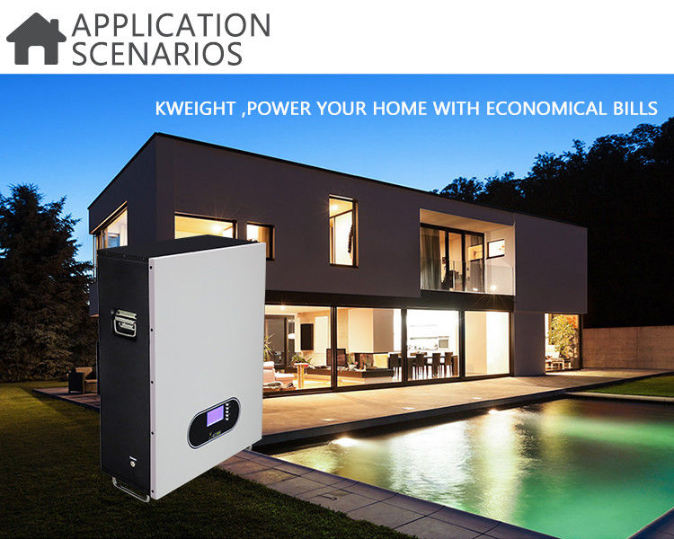MSDS Power 100 Amp Wall Mounted Lithium Battery For Home